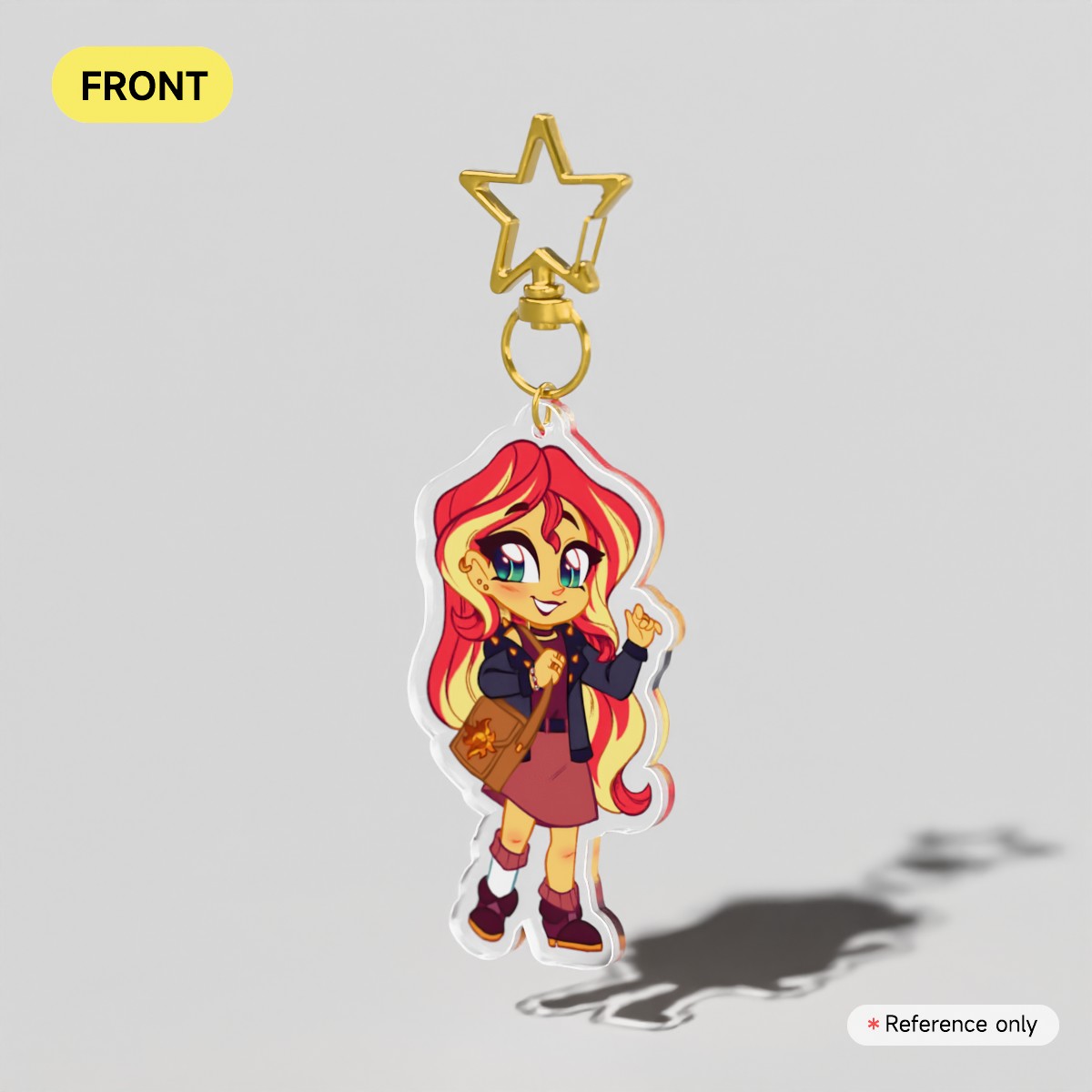 Sunset Shimmer (Human Edition) 'Sunlight Collection' Keychain