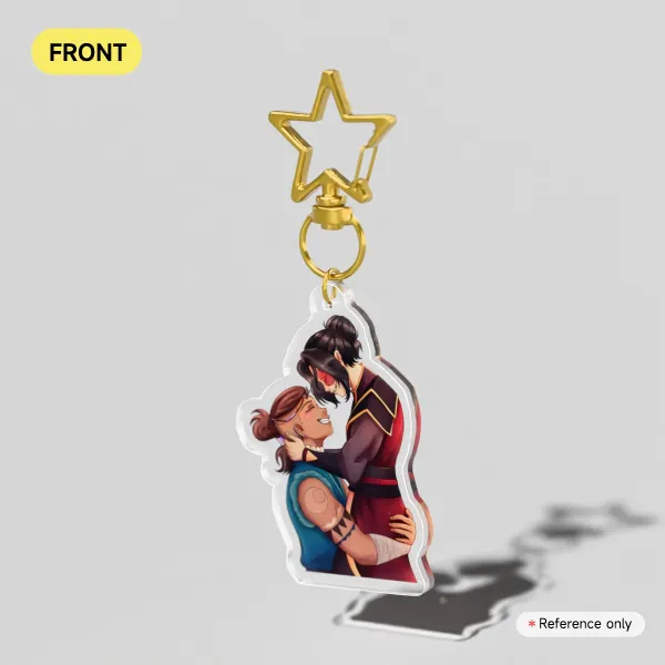 Zukka Clear Acrylic Keychains