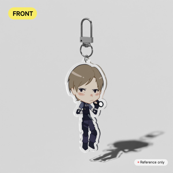 Leon Kennedy Resident Evil 2 Chibi Keychain (Large)