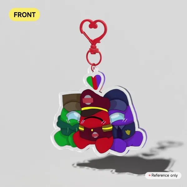 Polyintern Among Us-Acrylic Keychains