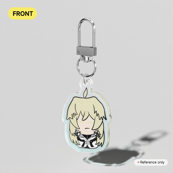 Charles chibi keychain charm~! (vanitas)