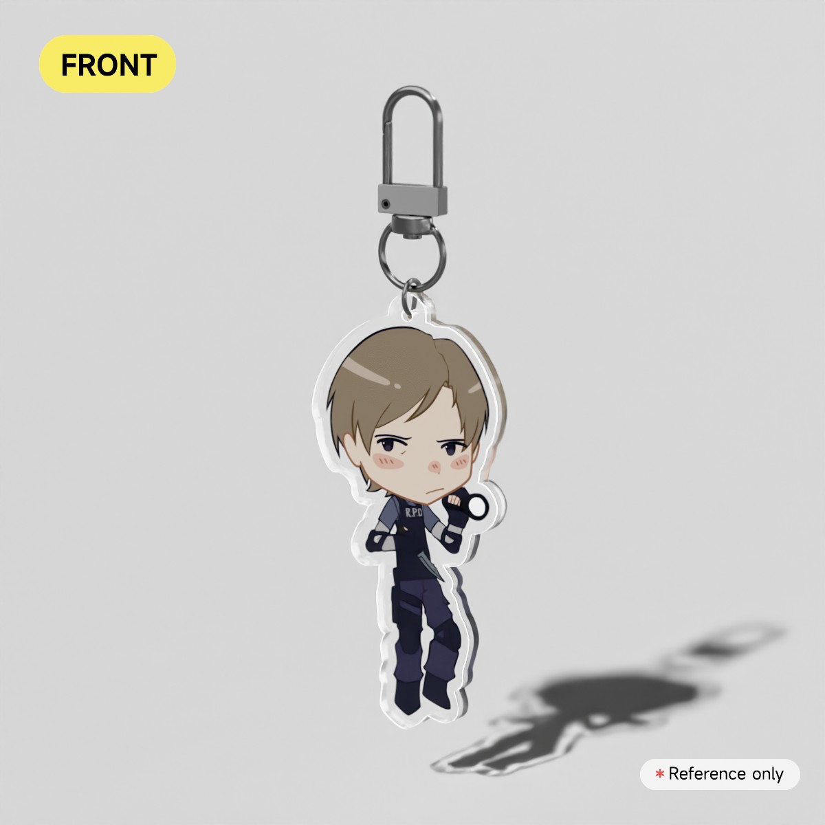 Leon Kennedy Resident Evil 2 Chibi Keychain (Medium)