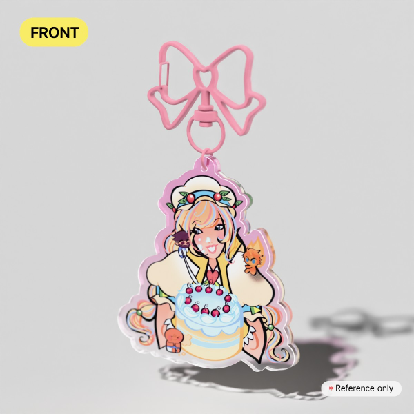 Disappearing Dessert Acrylic Keychain