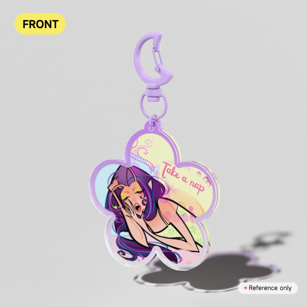 Take a Nap Acrylic Keychain