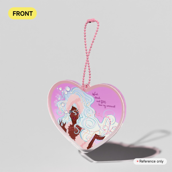Stylish Storm Acrylic Keychain