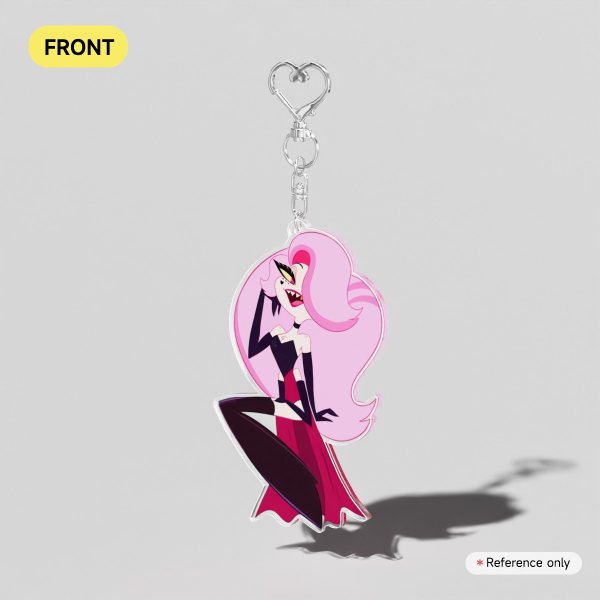 Losing Streak Angel Clear Acrylic Keychains