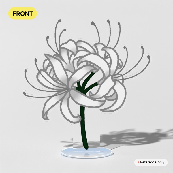 Spider Lily White Standees