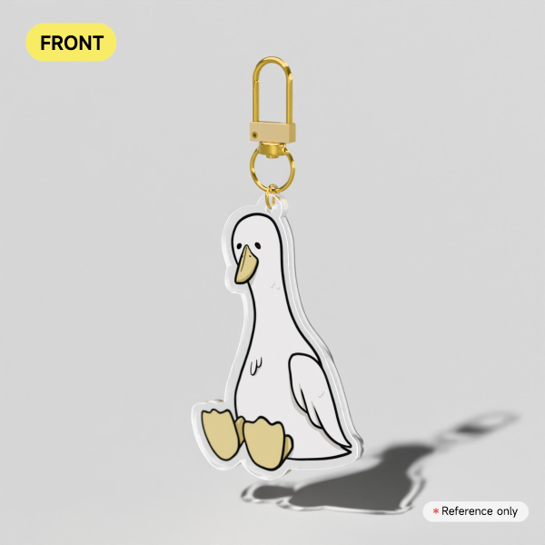 Silly Goose Acrylic Keychain