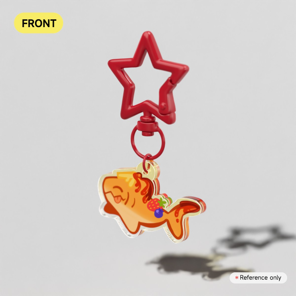 Pancake Shark Charm