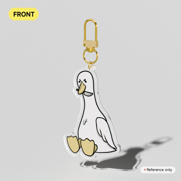 Evil Goose Acrylic Keychain