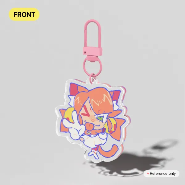 DELTARUNE - PINK KEYCHAIN