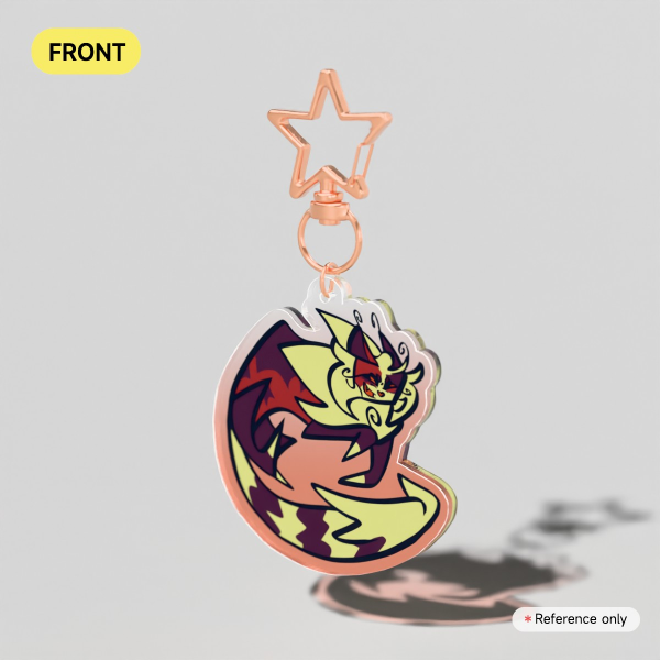 Mapleshade Acrylic Colorful Bg Keychain
