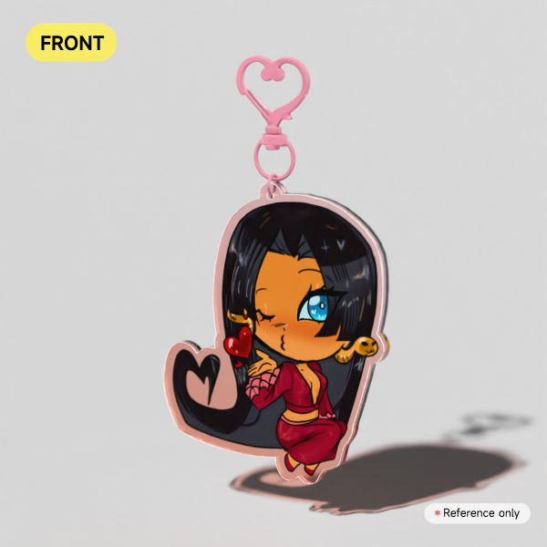 Boa Hancock chibi Clear Acrylic Keychains