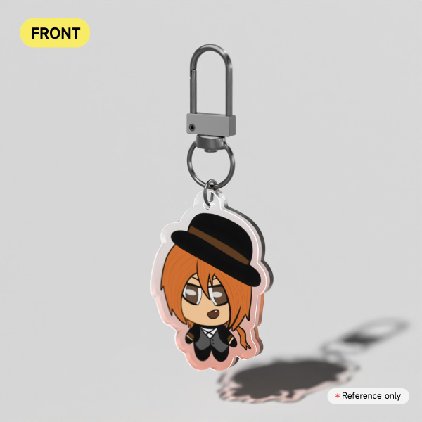 chibi chuuya nakahara bsd keychain charm ~!