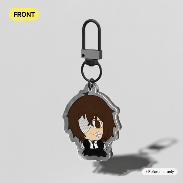 15! dazai chibi keychain charm~!