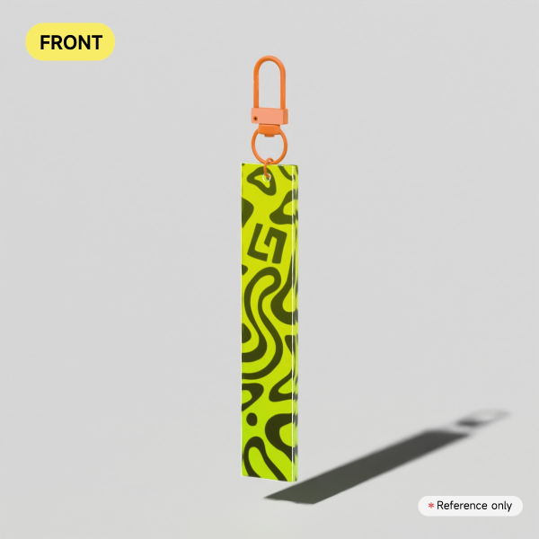 Lando Norris Formula 1 Helmet pattern Keychain