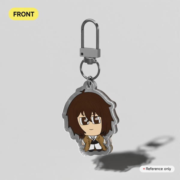 osamu dazai bsd chibi keychain charm~!