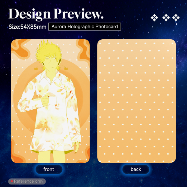 Flowery Holographic Photocard