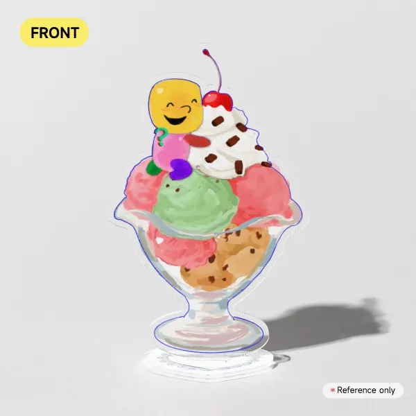 IWantToHelp Icecream Standee