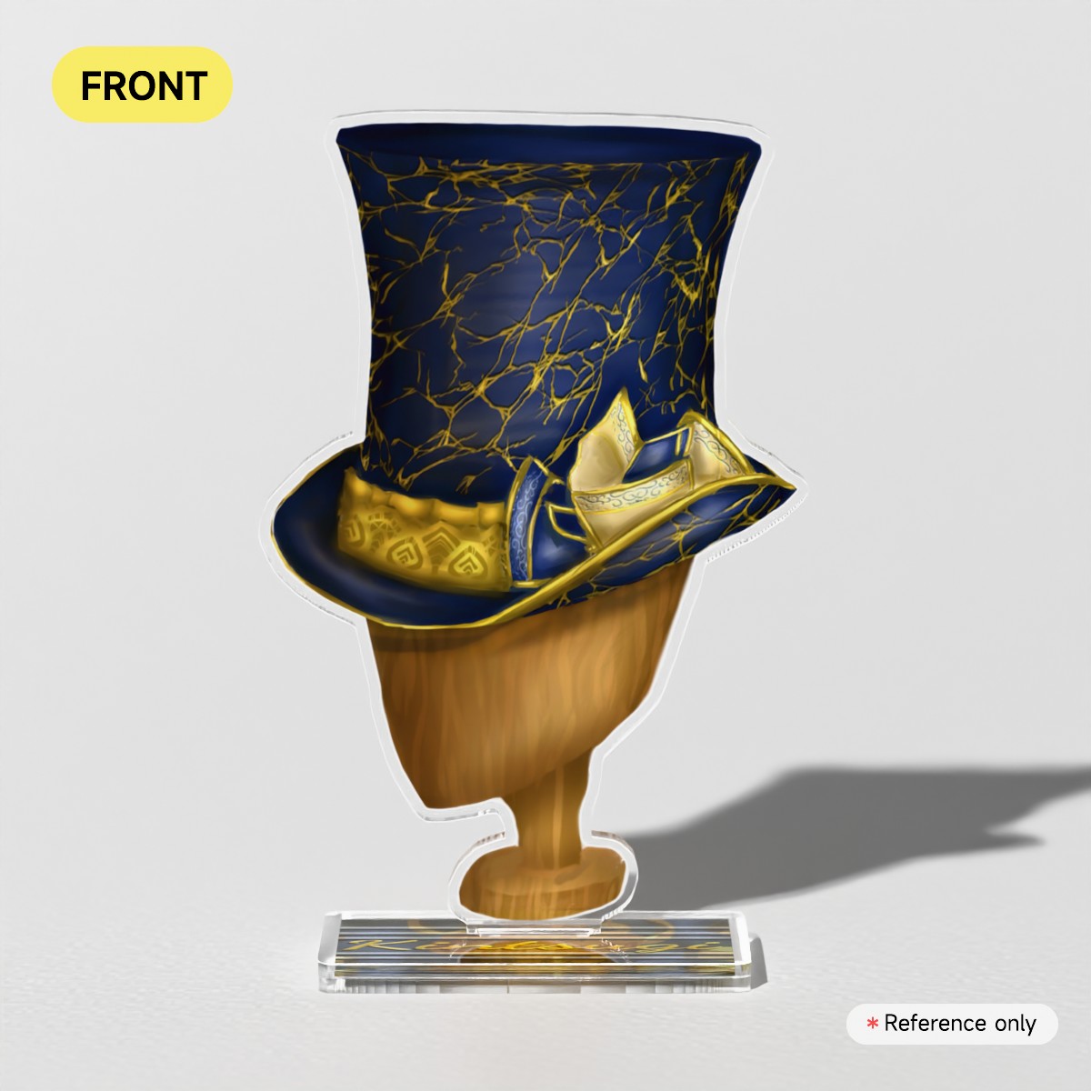 Kintsugi hat display Standee