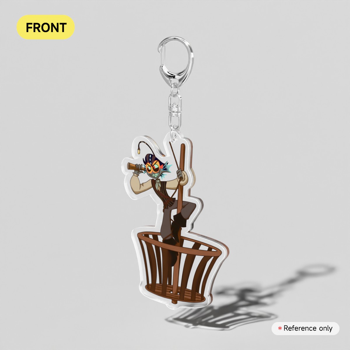 Hazbin Hotel Pirates | Navigator Baxter - Clear Acrylic Keychains