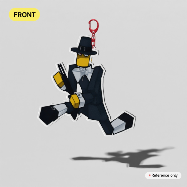 Construction Roblox | Pilgrim Ragdoll Keychain