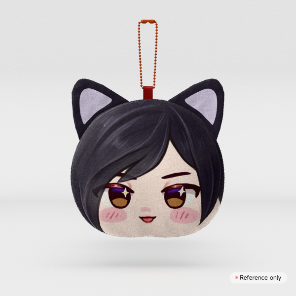 Ada Wong cat ears Mochi Face Plush Keychain