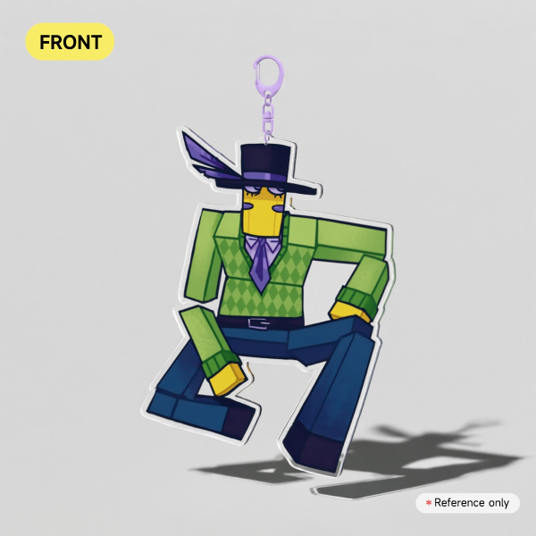 Construction Roblox | Tophat Ragdoll Keychain