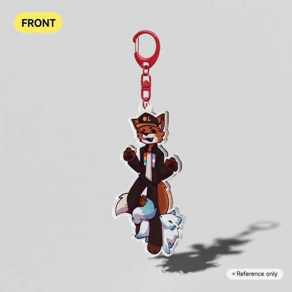 DreamSMP Fundy clear Acrylic Keychain
