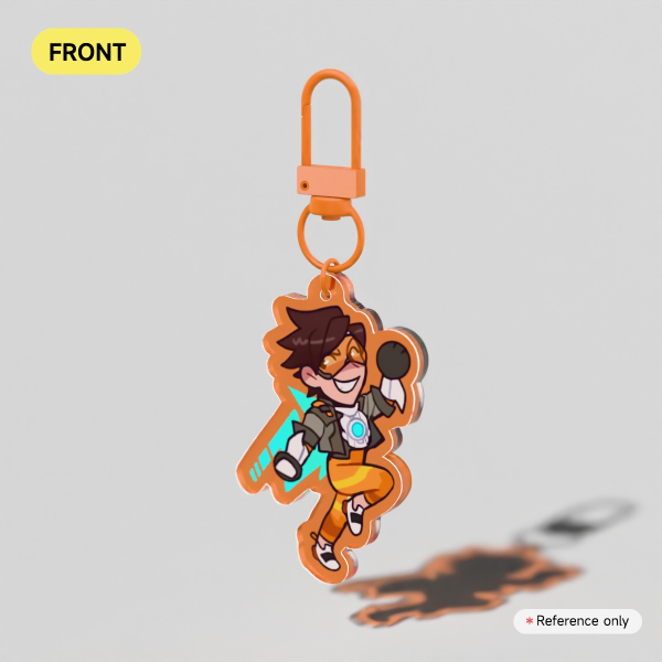 Tracer Overwatch Keychain