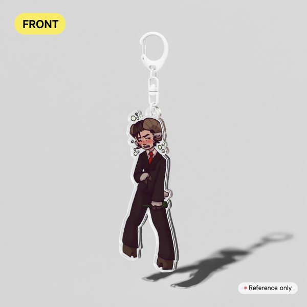 DreamSMP JSchlatt clear Acrylic Keychain