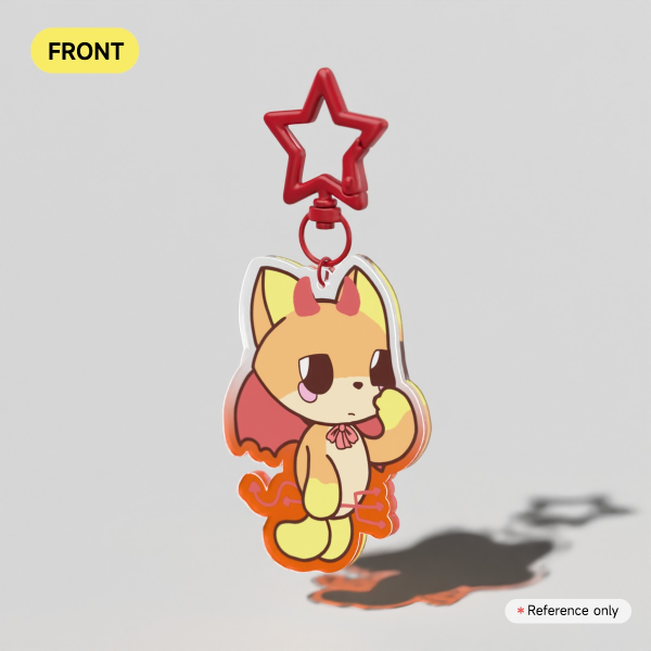 Old Design Devil Hete Keychain