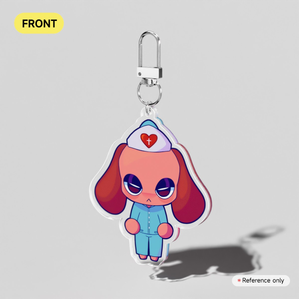 Enfermera Acrylic Keychain