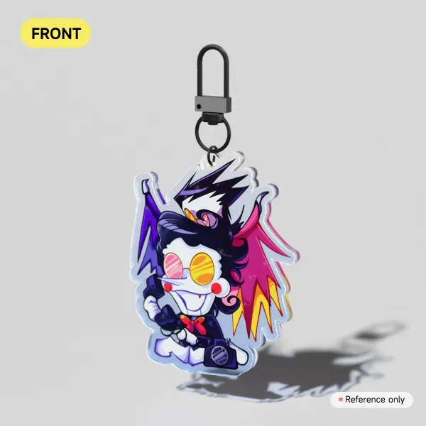 spamton deltarune keychain!!