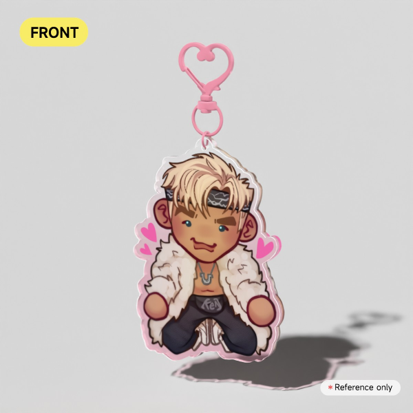 Ken Colored Edge Acrylic Keychain