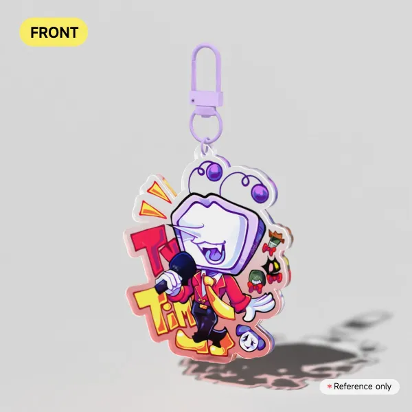 Tenna deltarune keychain!!