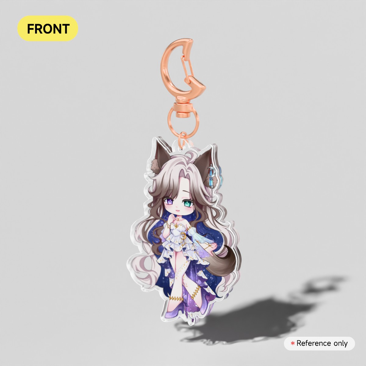 Chibi Selene Keychain by Mang Kapun