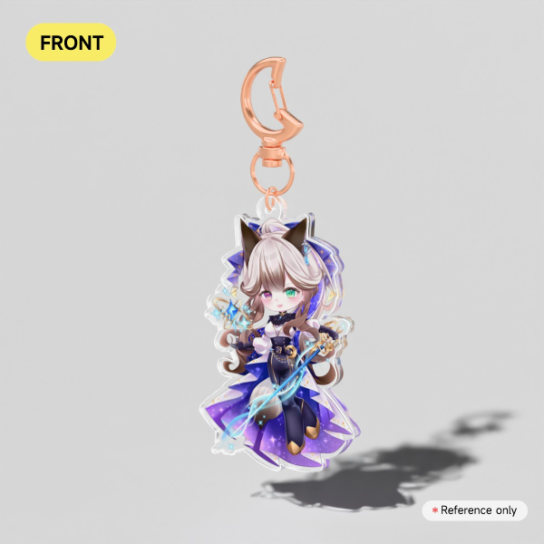 Chibi Knight of the Moon Keychain by Mang Kapun