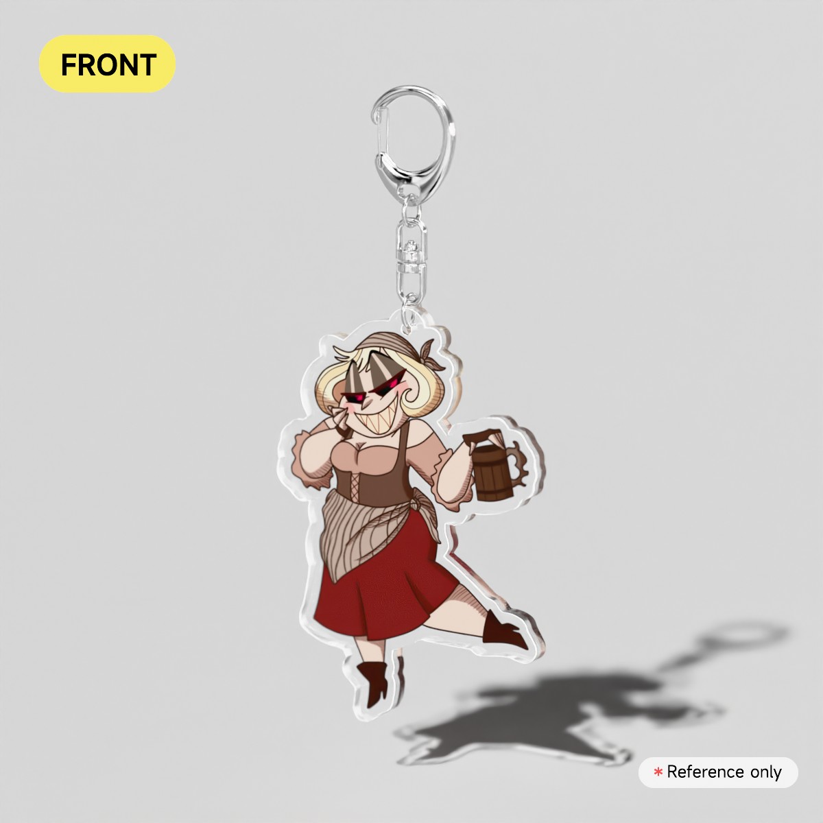 Hazbin Hotel Pirates | Scullery Wench Mimzy -  Clear Acrylic Keychains