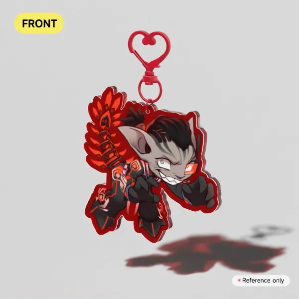 Guild Wars 2 Sebb Red Acrylic Keychain