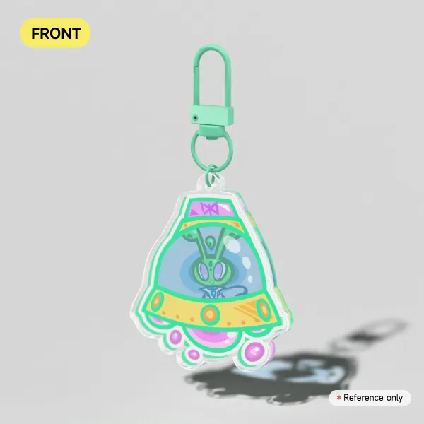 [OC] Hopplio's Ship Keychain