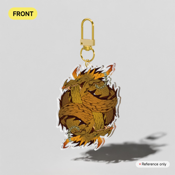 GEMINI Clear Acrylic Keychain