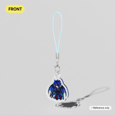 Ivan Blueblood Clear Acrylic Phone Charm
