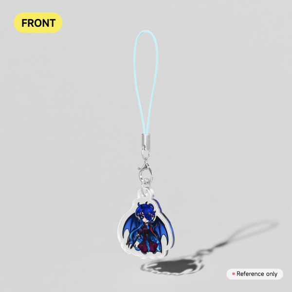 Ivan Blueblood Clear Acrylic Phone Charm