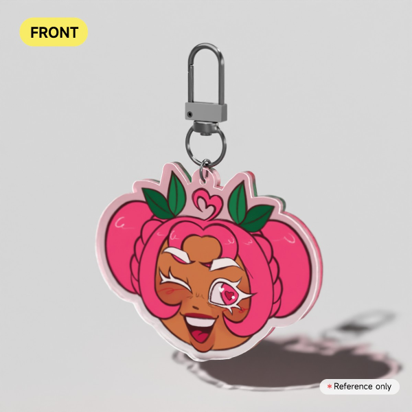 Hollyberry Cookie Keychain