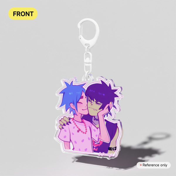 2D & Murdoc Keychain (Gorillaz / 2doc)