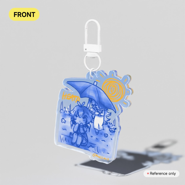 Beach Oc Acrylic Keychain