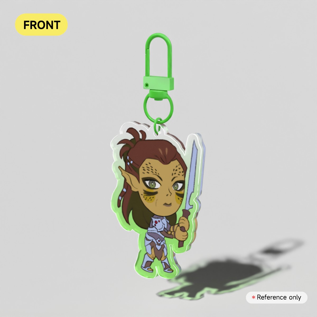 Lae'zel [Baldur's Gate 3] Keychain