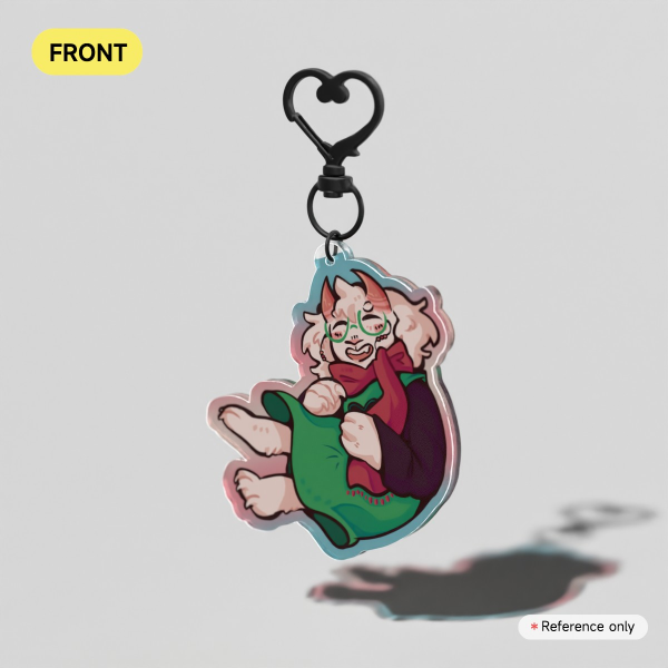 Trans Ralsei Pride Acrylic Keychain