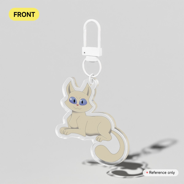The Owl House: Ghost Clear Acrylic Keychain